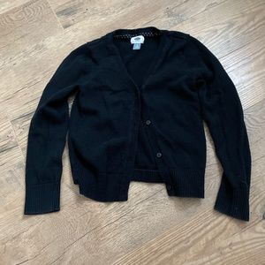 Old Navy Girls Black Button Down Shirt